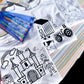 Coloring Shirt - Zoo Animals